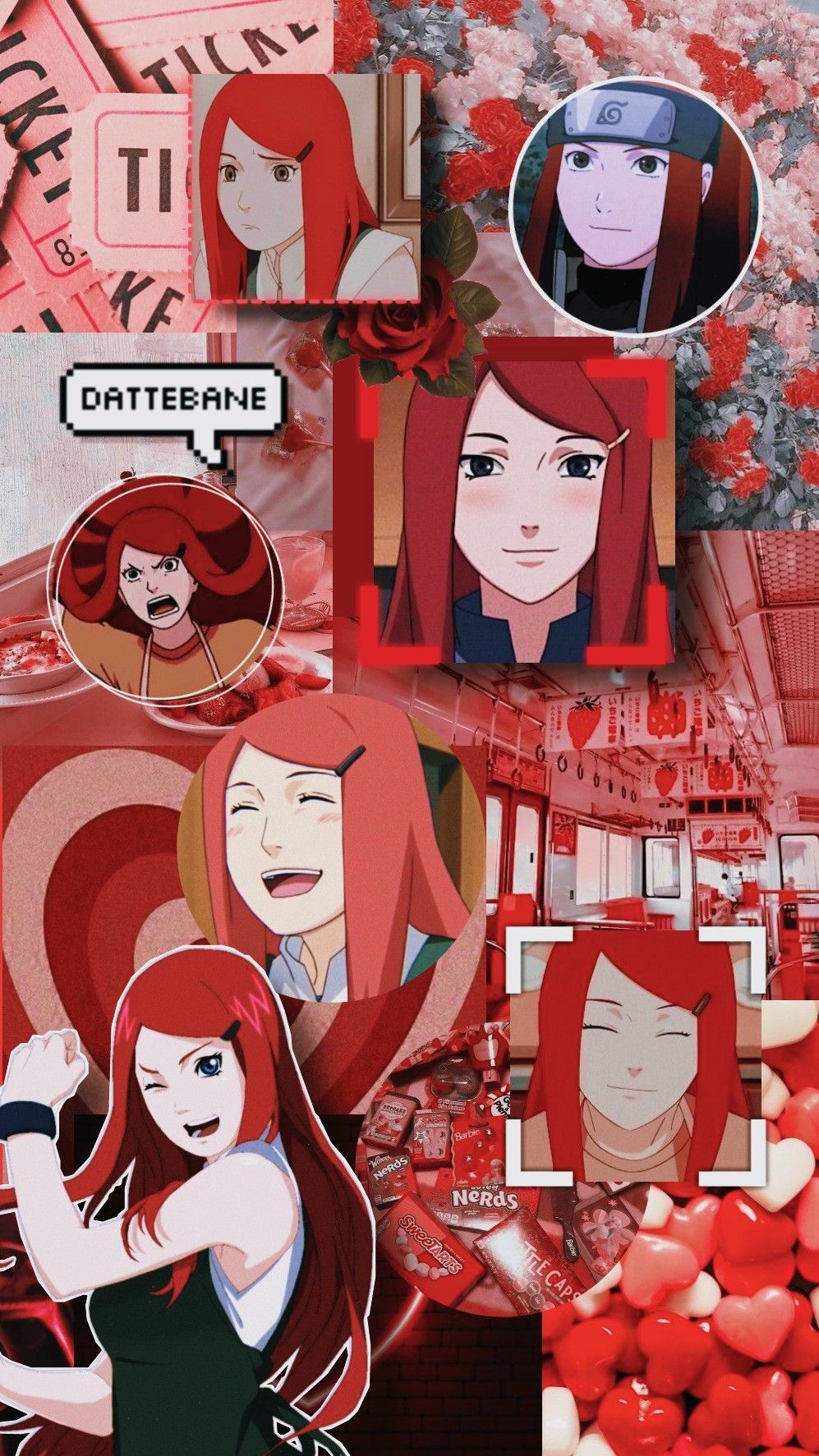 Кушина Узумаки обои на телефон