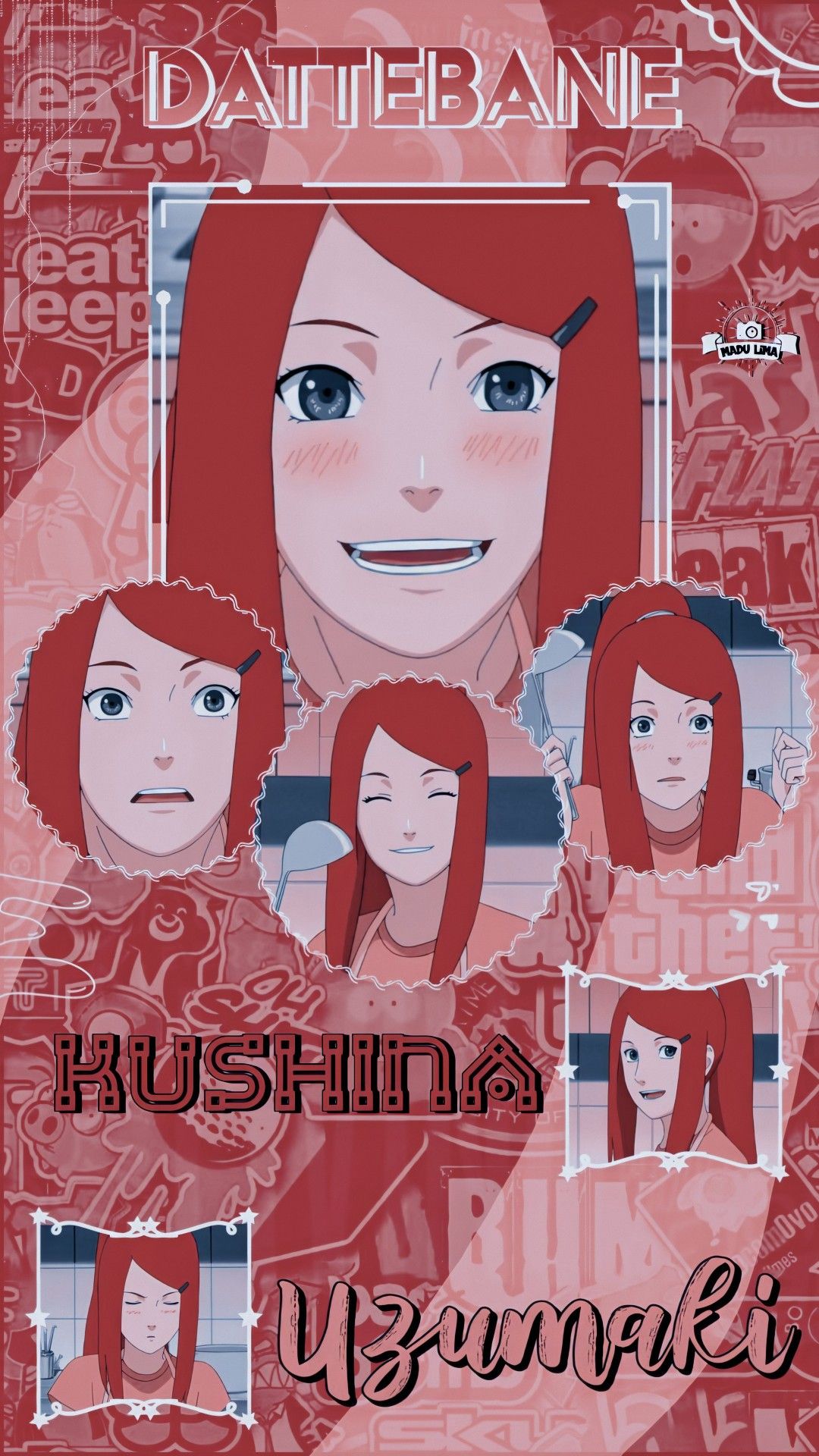 1080x1920  Узумаки Кушина, автор Бякубаяши на DeviantArt