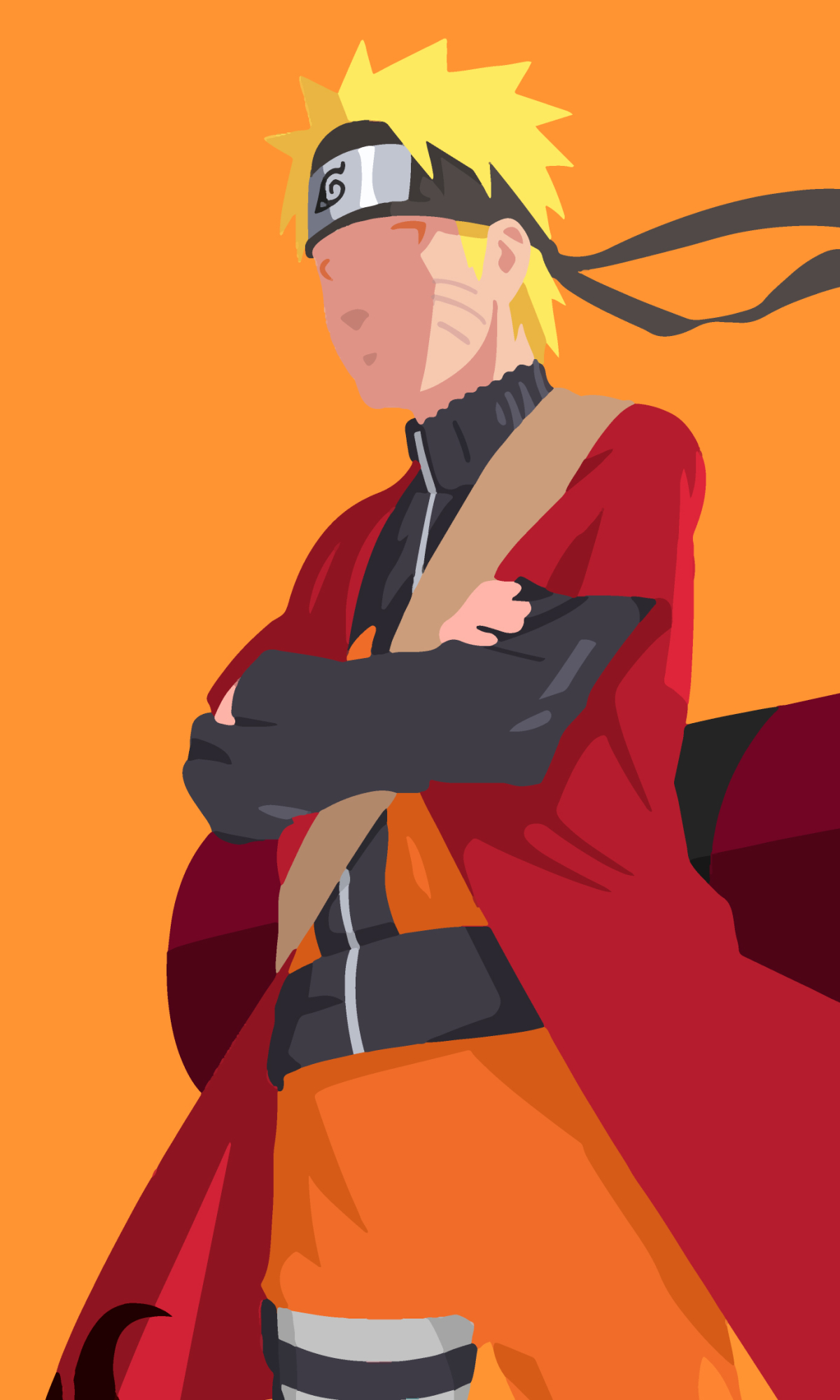 1200x2000  Картинка на телефон: Аниме, Наруто, Воины, Ниндзя, Минималист, Наруто Узумаки, Хокаге (Наруто), 1185934 Скачать картинку бесплатно.