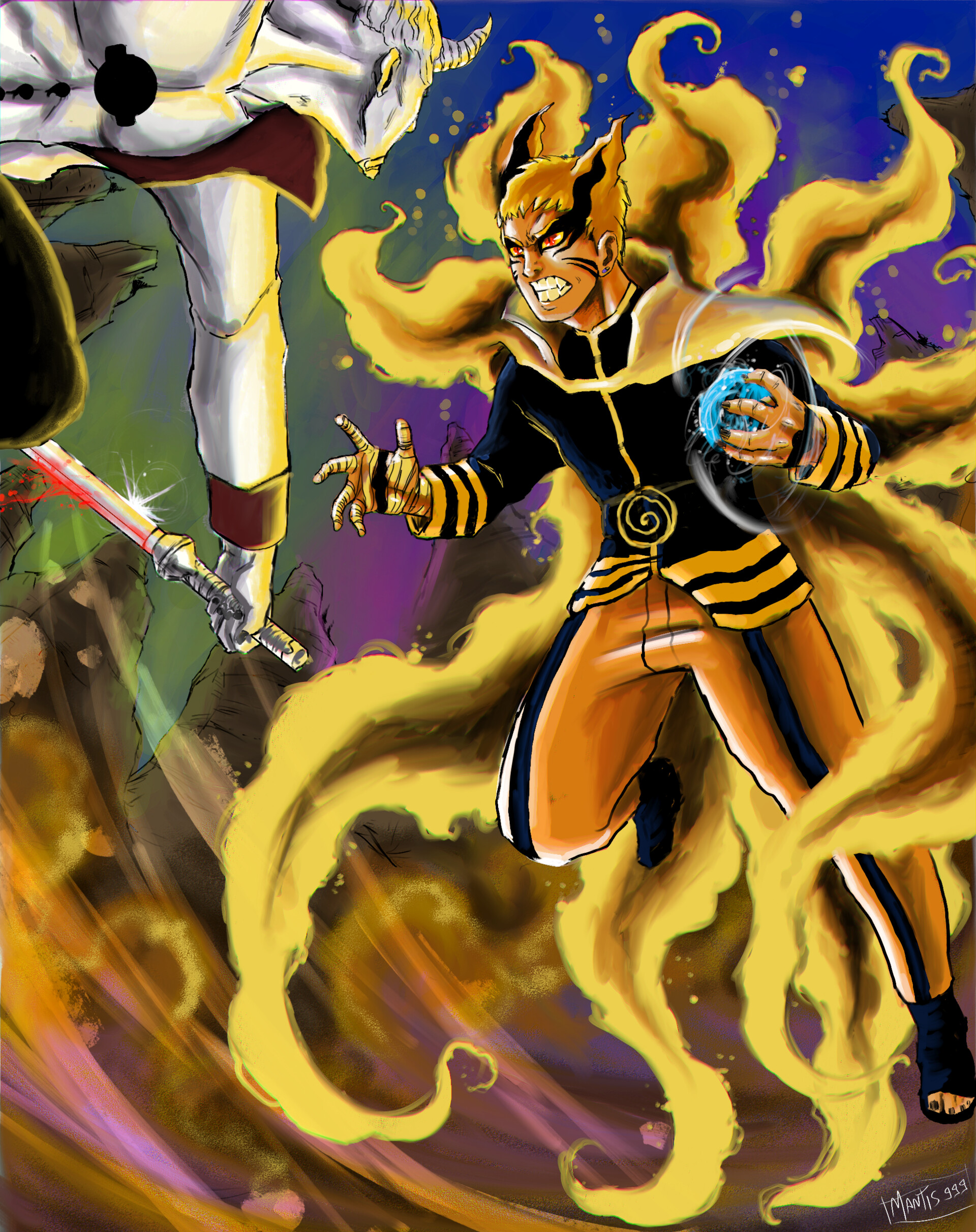 1920x2424  Майкон Фабрисио - Хокаге Наруто Узумаки новая трансформация в Боруто