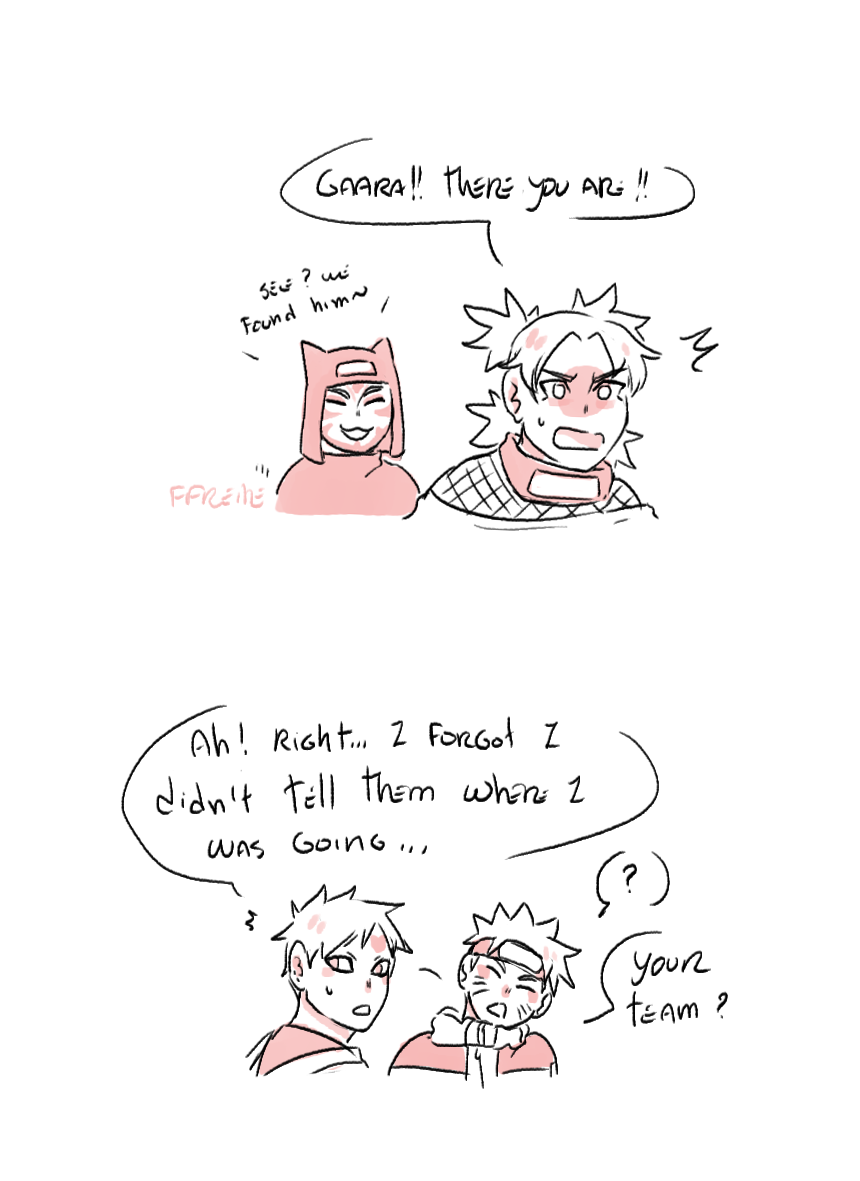 860x1181  ФФРЕИР — NaruFox AU Гаара присоединяется к постоянно расширяющейся команде Наруто...