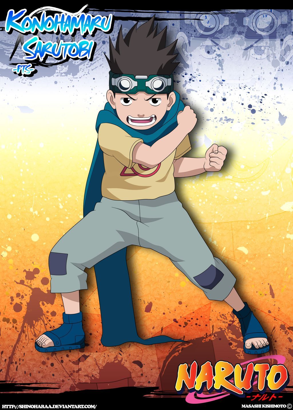 1024x1434  Конохамару Сарутоби -ПТС-, автор Shinoharaa на DeviantArt | Наруто шиппуден, Наруто фильм, Наруто