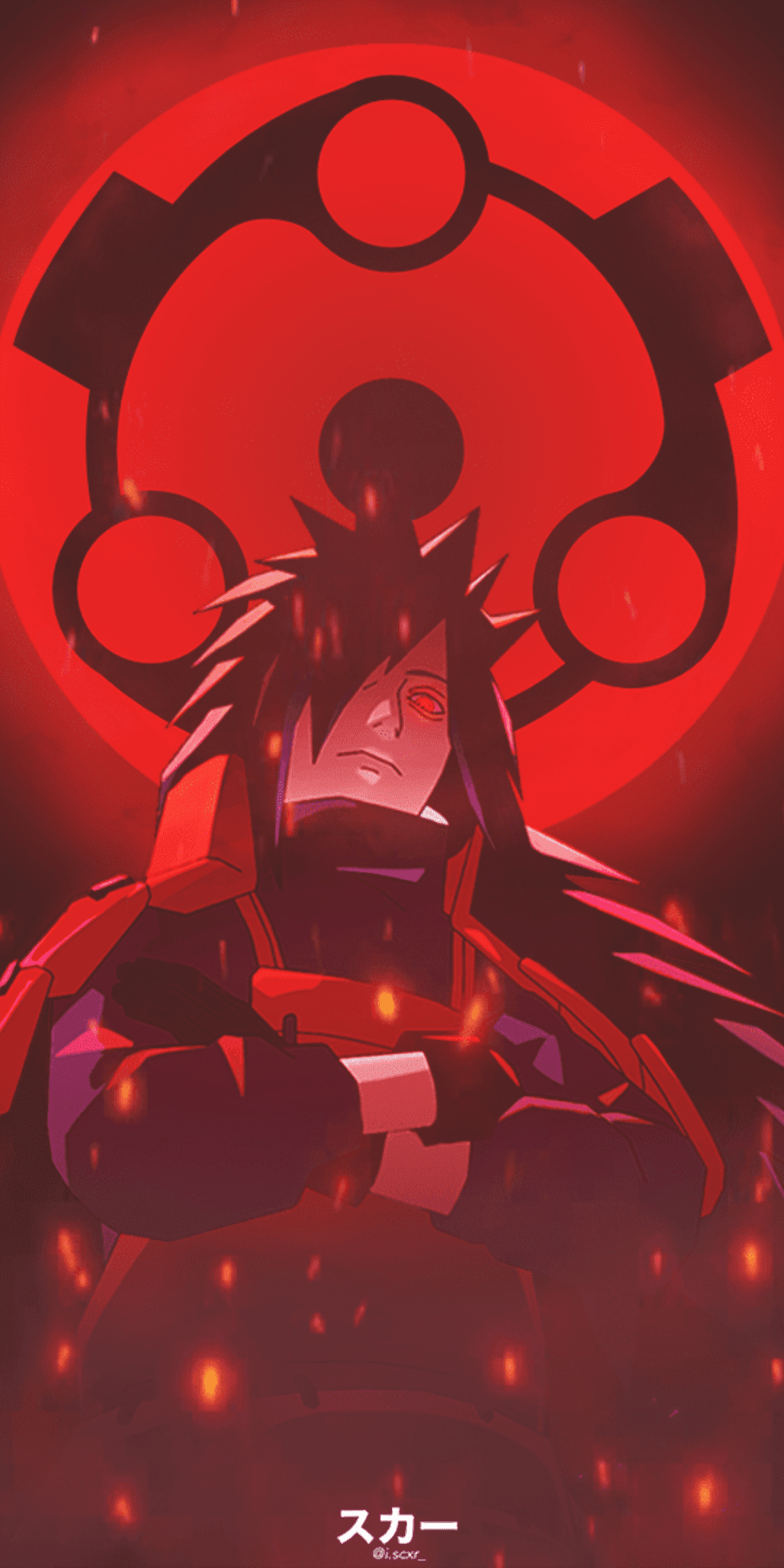 1080x2160  Мадара Учиха (Наруто), автор Исибанбаши на DeviantArt