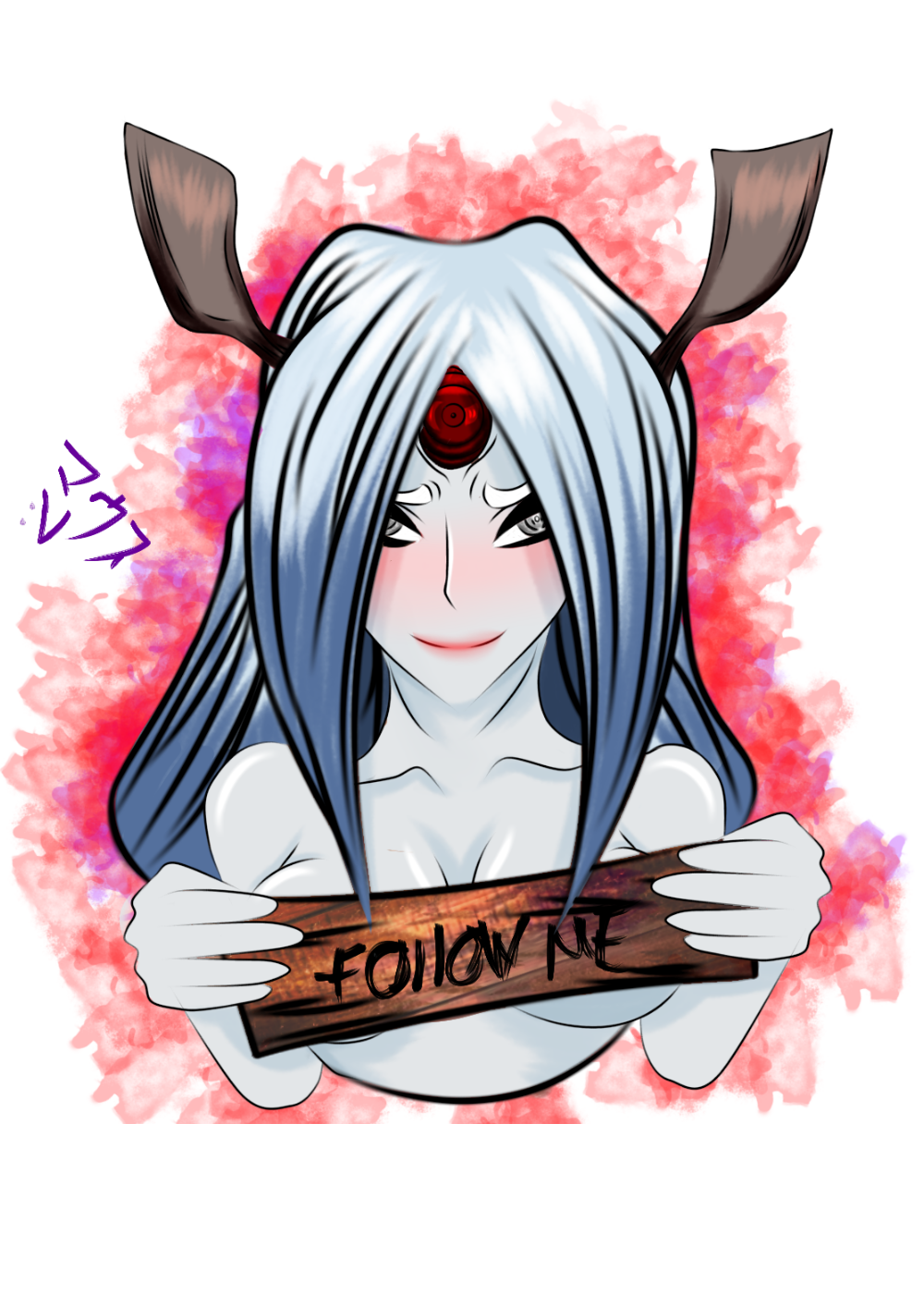 1000x1414  Кагуя Ооцуцуки - Наруто Ла_Сурис - Иллюстрации ART street