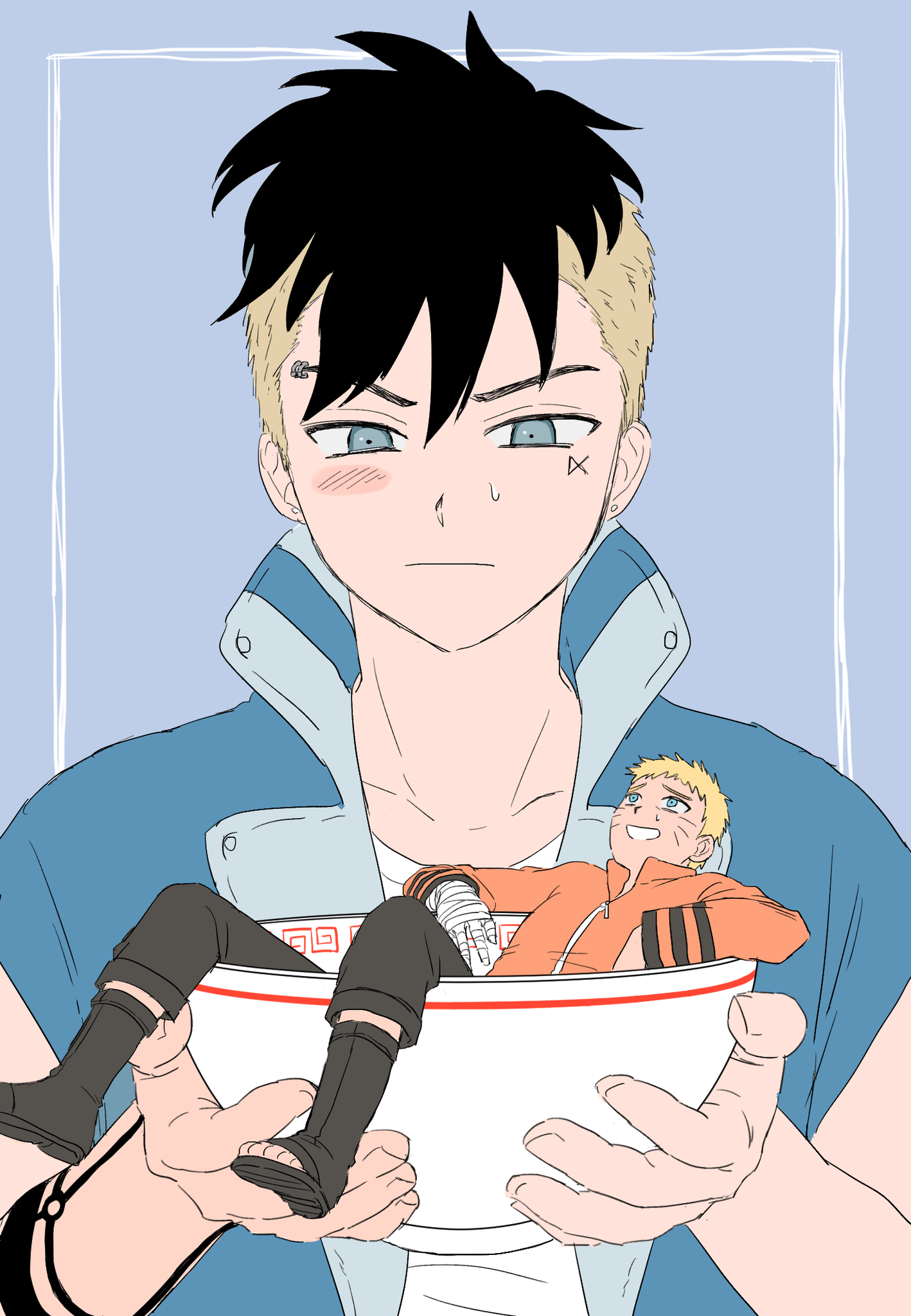 1418x2048  Скачать обои Каваки со своим посохом | Обои.com