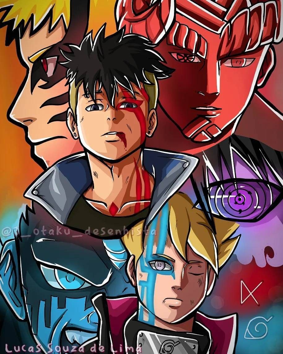 914x1143  KuRA на X: «Каваки и Наруто #BorutoCh60 https://t.co/wP9UADhDPH» / X