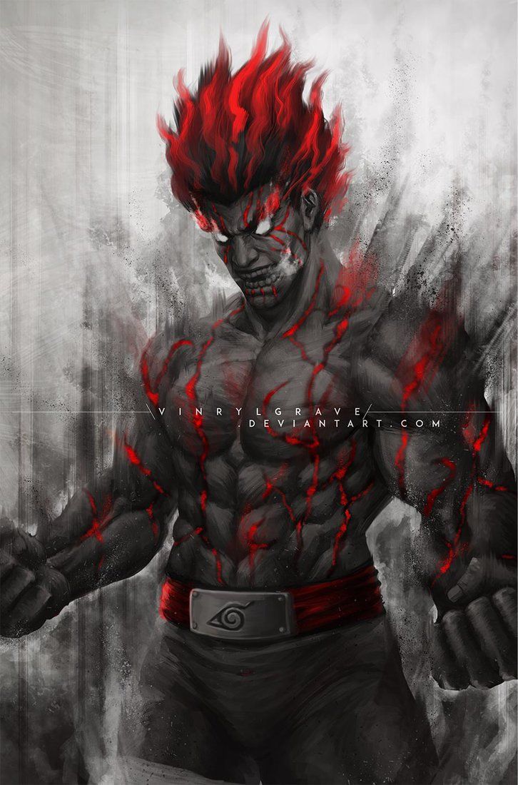 726x1100  В STREET FIGHTER V ВХОДИТ ХАЧИМОН ТОНКУ от vinrylgrave | Наруто, Наруто узумаки арт, Наруто узумаки