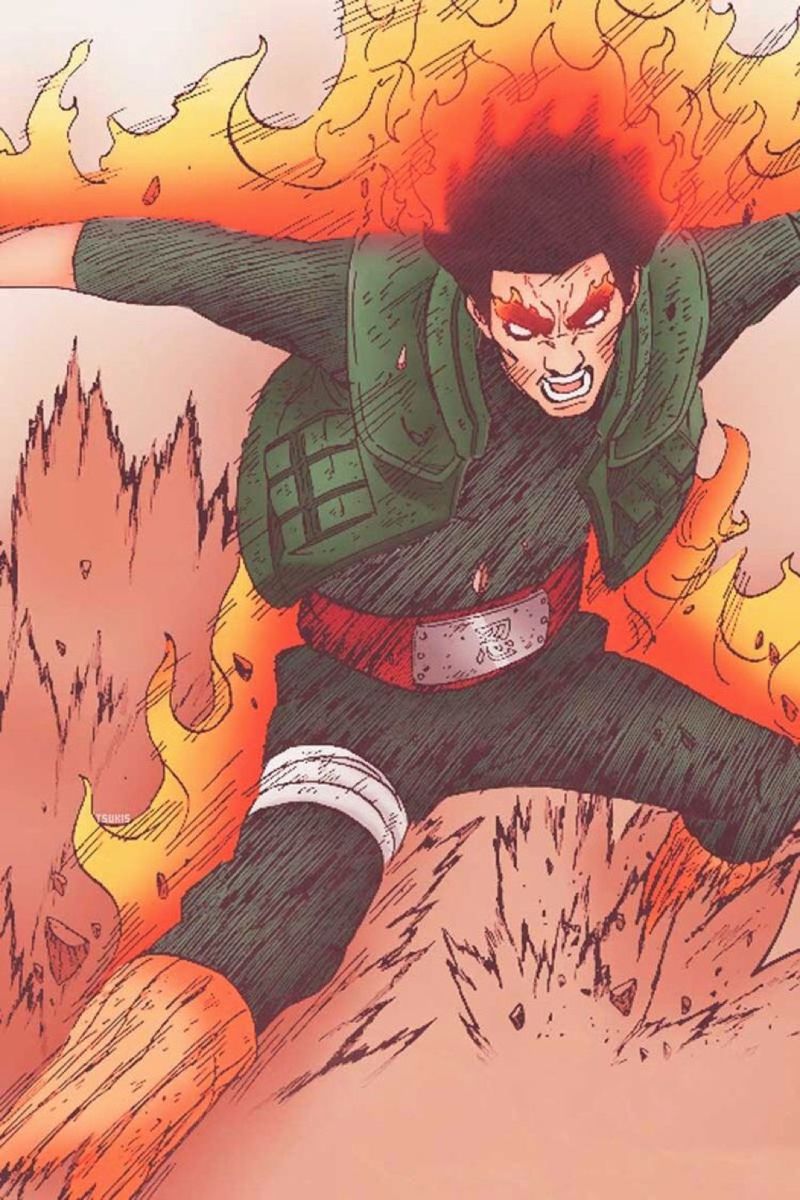 800x1200  ЭПИЧНАЯ БОРЬБА ГАЙ 💙✨ | Наруто Шиппуден аниме, Аниме наруто, Наруто