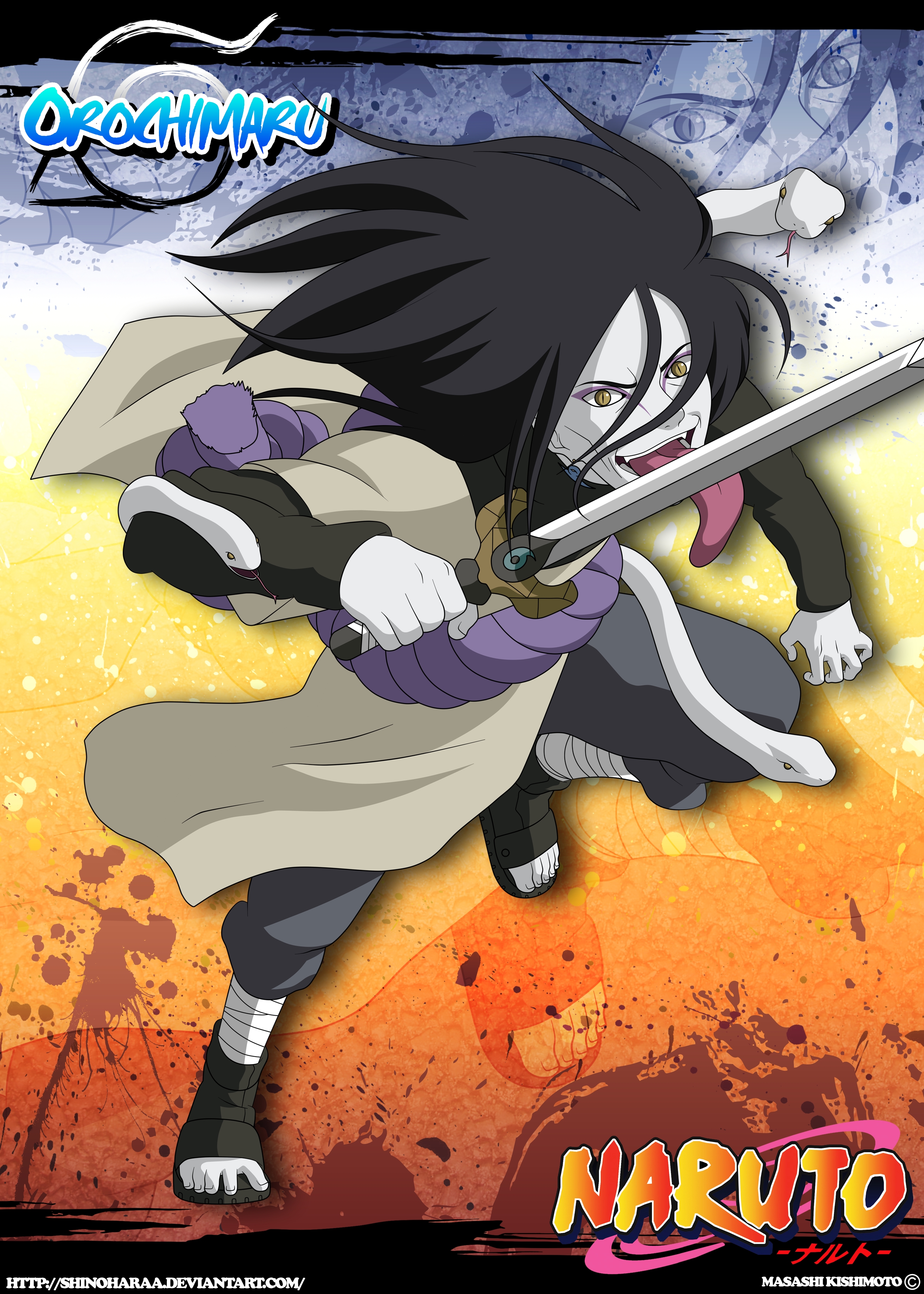 2500x3500  Змея, НАРУТО | страница 10 - Доска изображений аниме Zerochan