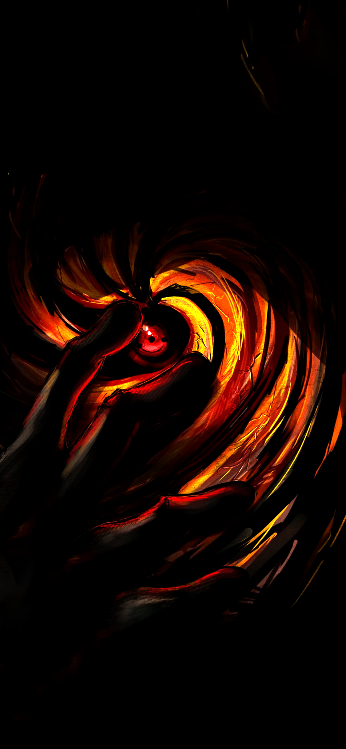 1125x2436  OLED-обои Тоби [Iphone X]: r/Наруто