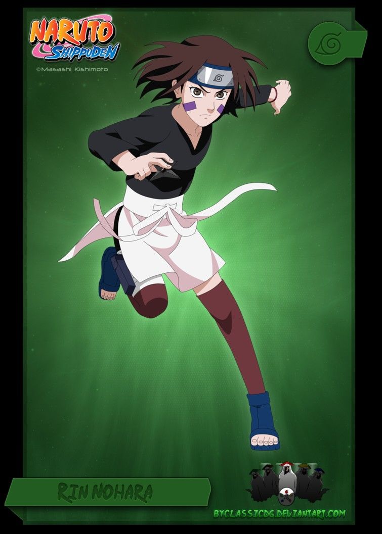 755x1057  Рин Нохара | Аниме, Персонажи Наруто, Рин