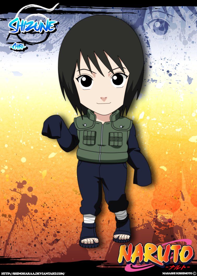 755x1057  Чиби - Шизуне, автор Shinoharaa на DeviantArt | Наруто, Самурайские аниме, Наруто милый
