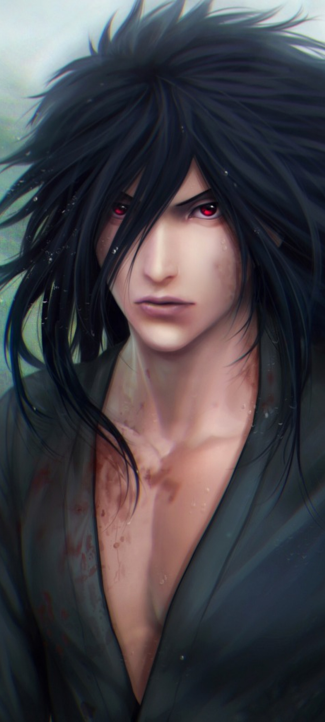 1080x2400  Картинка на телефон: Аниме, Наруто, Красные глаза, Черные волосы, Мадара Учиха, 1191403 Скачать картинку бесплатно.