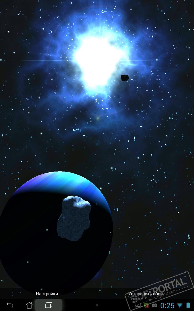 800x1280  Астероиды 3D живые обои (apk) – Скачать для Android