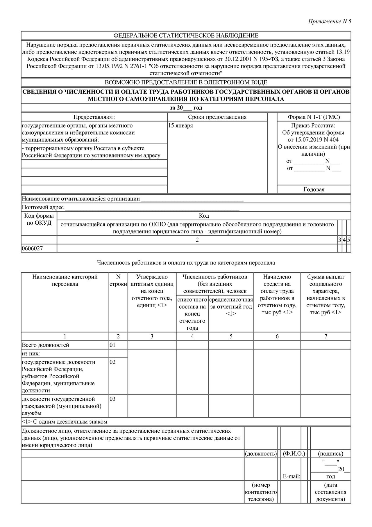 1280x1811  № 1-Т (ГМС) «Сведения о численности и оплате труда работников  государственных органов и органов местного самоуправления по категориям  персонала» — Контур.Бухгалтерия