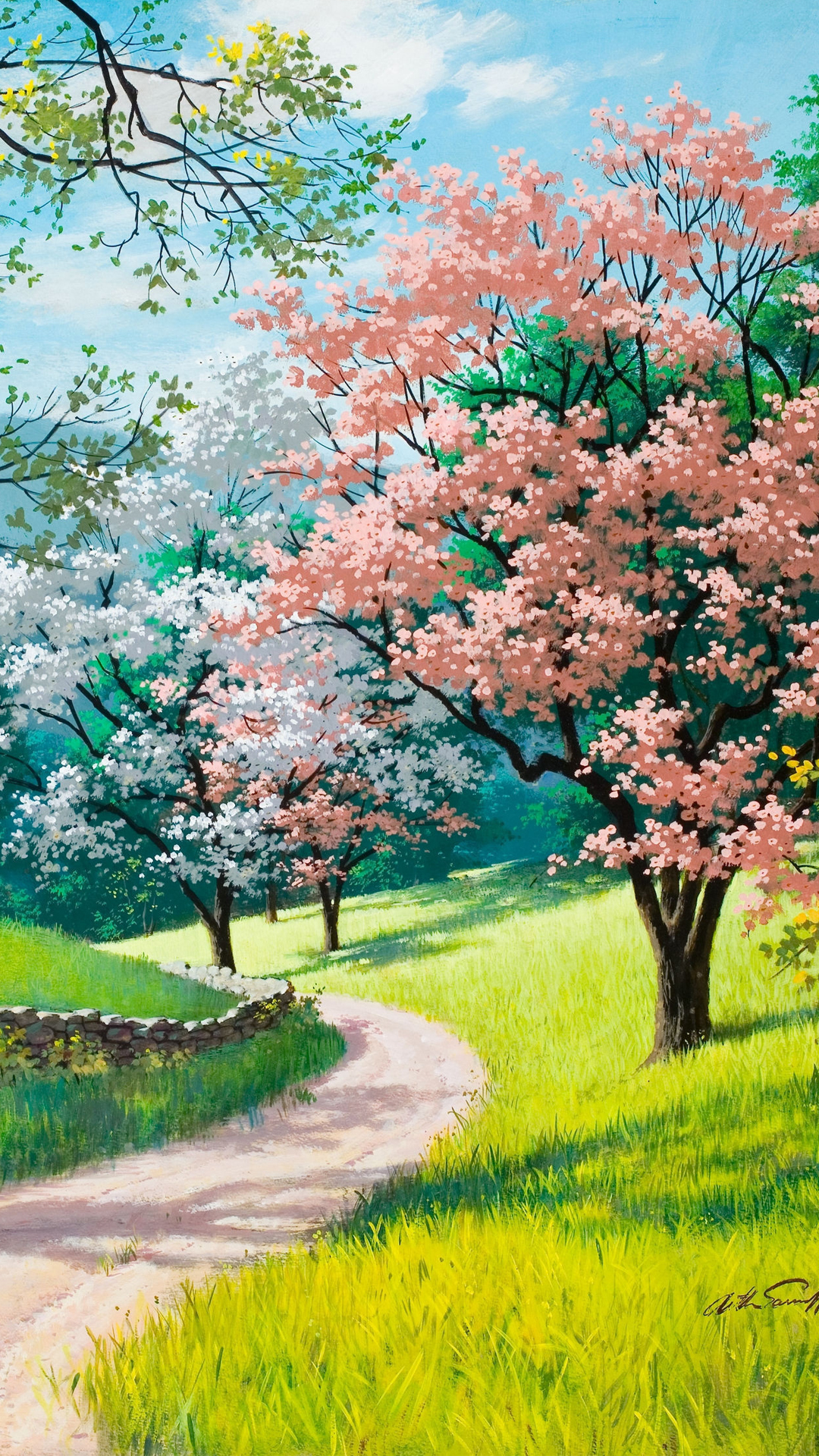 1080x1920  Весенние обои для iPhone, iPad