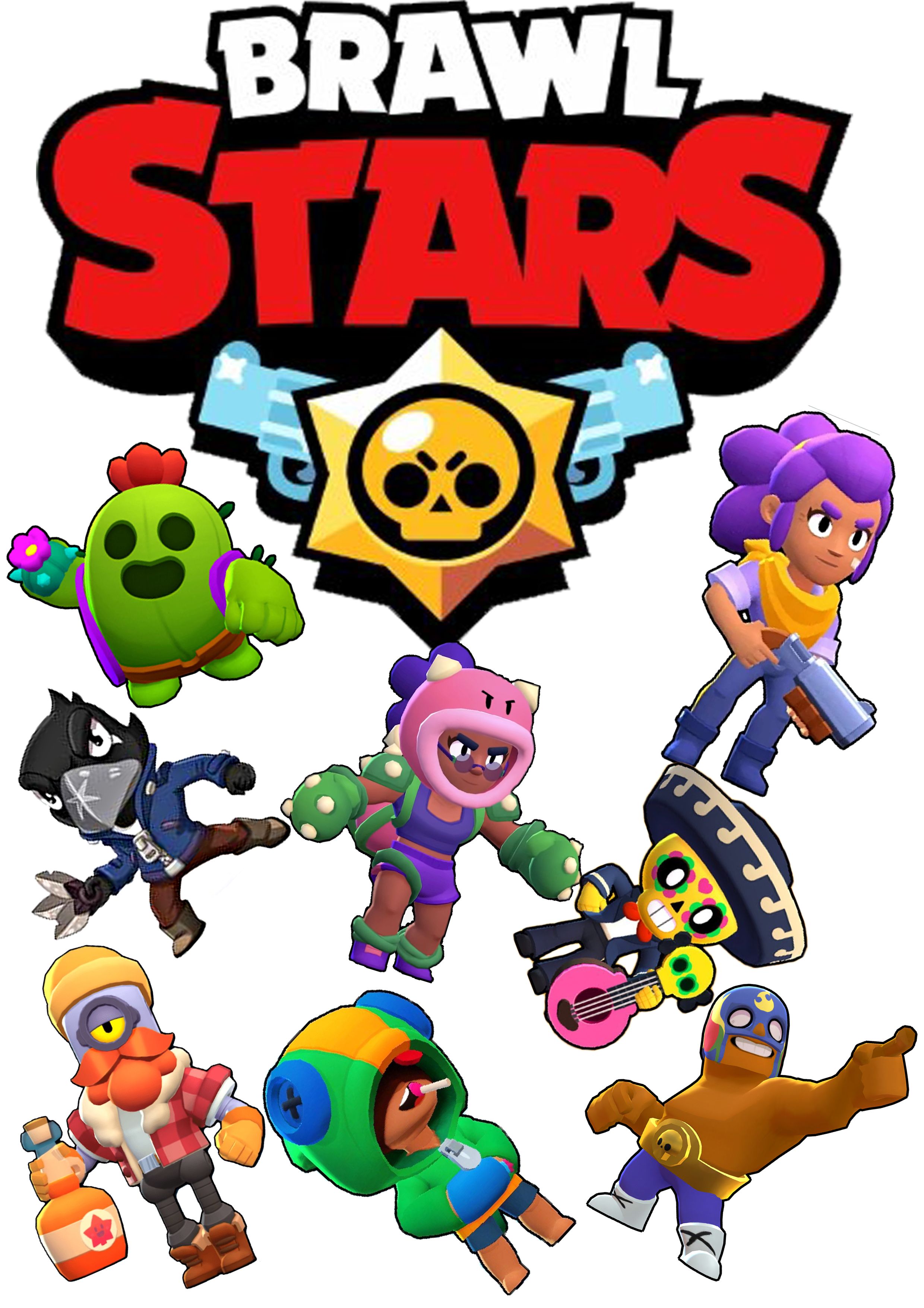 2480x3508  Вафельная картинка бравл старс для торта А4 | Бесплатные трафареты, Детские  постеры, Детские картины