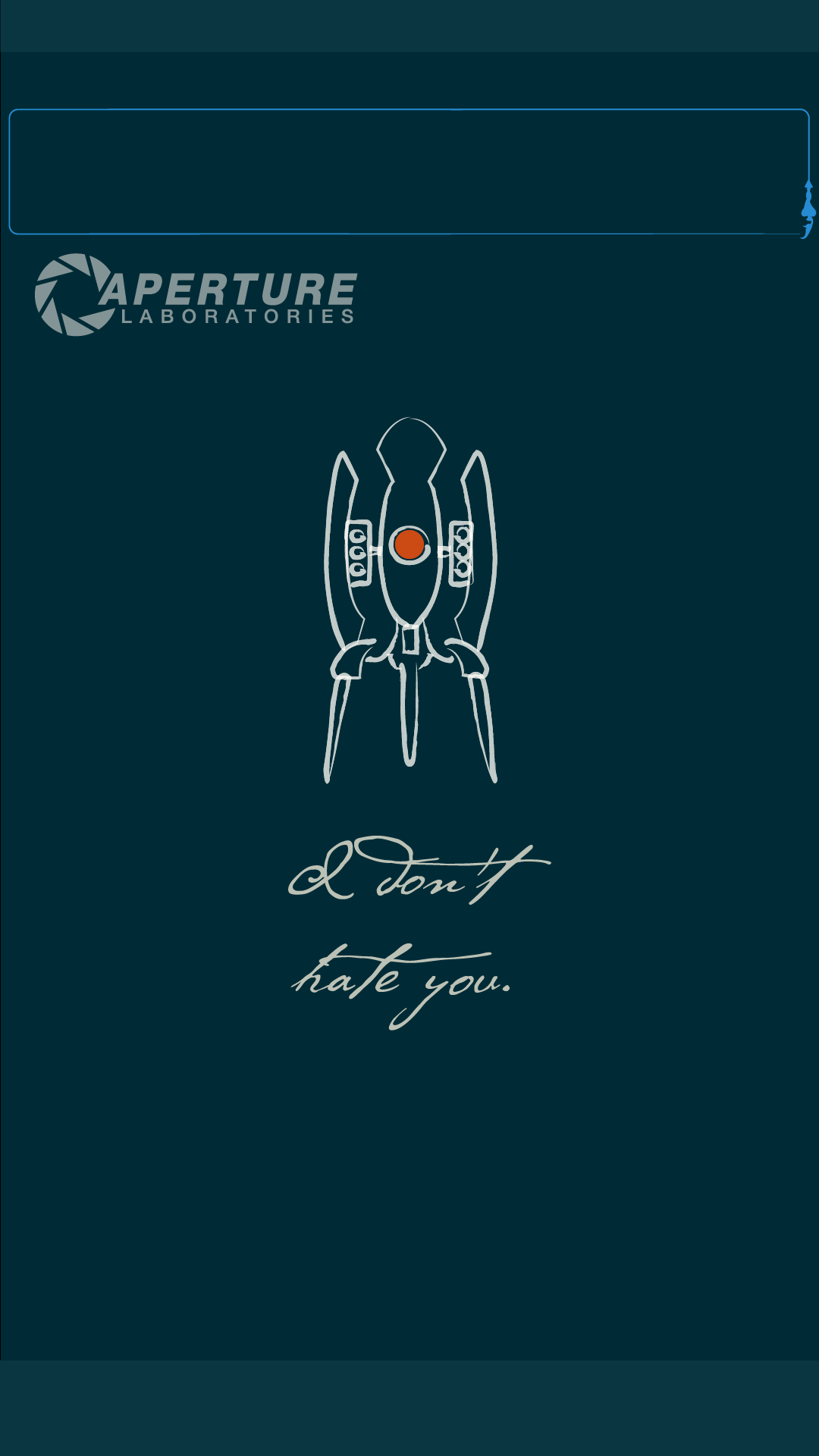 1080x1920   Я сделал обои Portal для Android. Наслаждайтесь! : Портал 