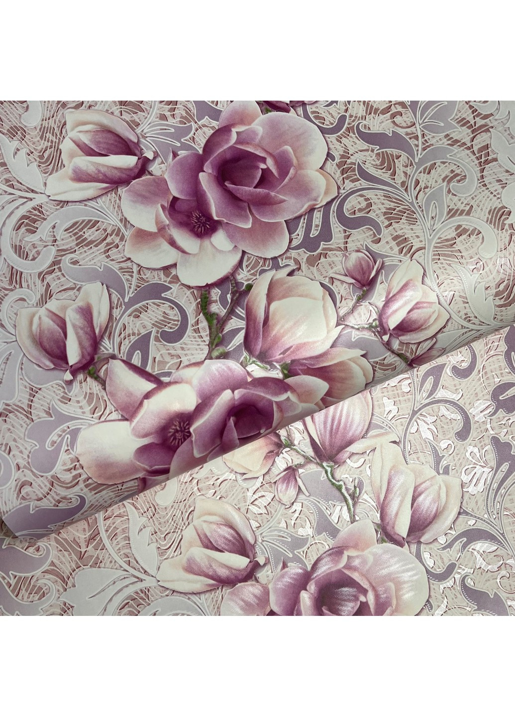 1035x1440  Обои влагостойкие на бумажной основе 0,53 х 10,05м Славянские обои -  сиреневые ‣ Купить в интернет-магазине Каста ‣ Киев, Одесса, Харьков ‣  Доставка по всей Украине! (#252574272)