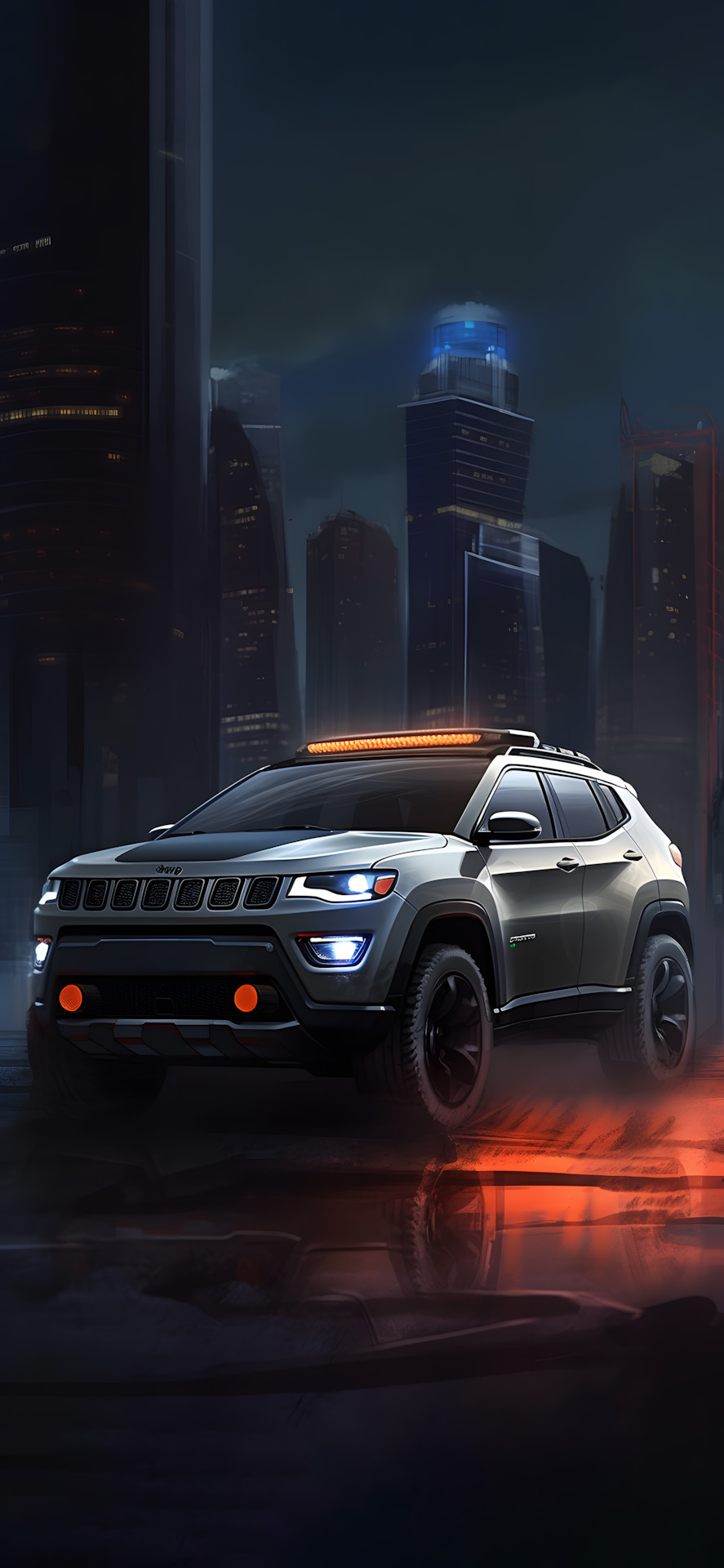 887x1920  Обои на телефон — Jeep Compass (2G), 2 л, 2019 года | просто так | DRIVE2
