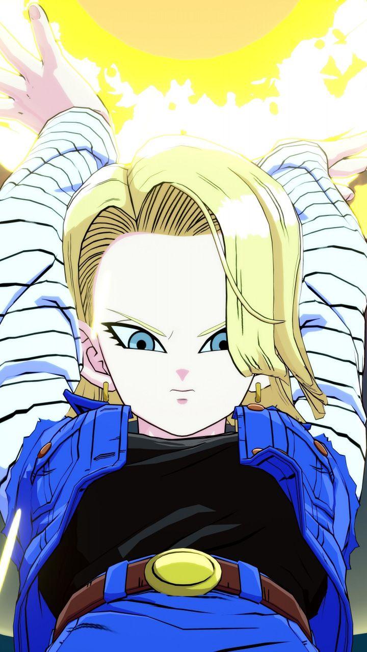 720x1280  Android 18 Dragon Ball Z HD Обои — Пещера обоев