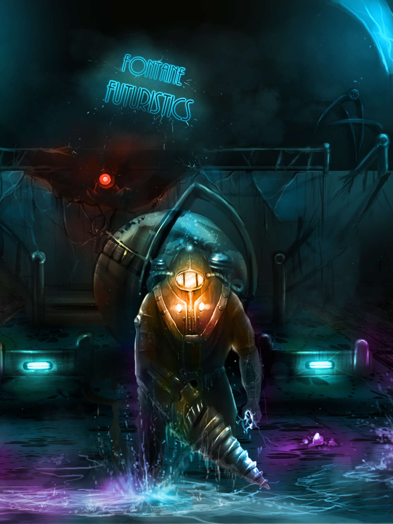 1536x2048  Video Game / Bioshock 2 (1536x2048) ID обоев: 827877 - Mobile Abyss