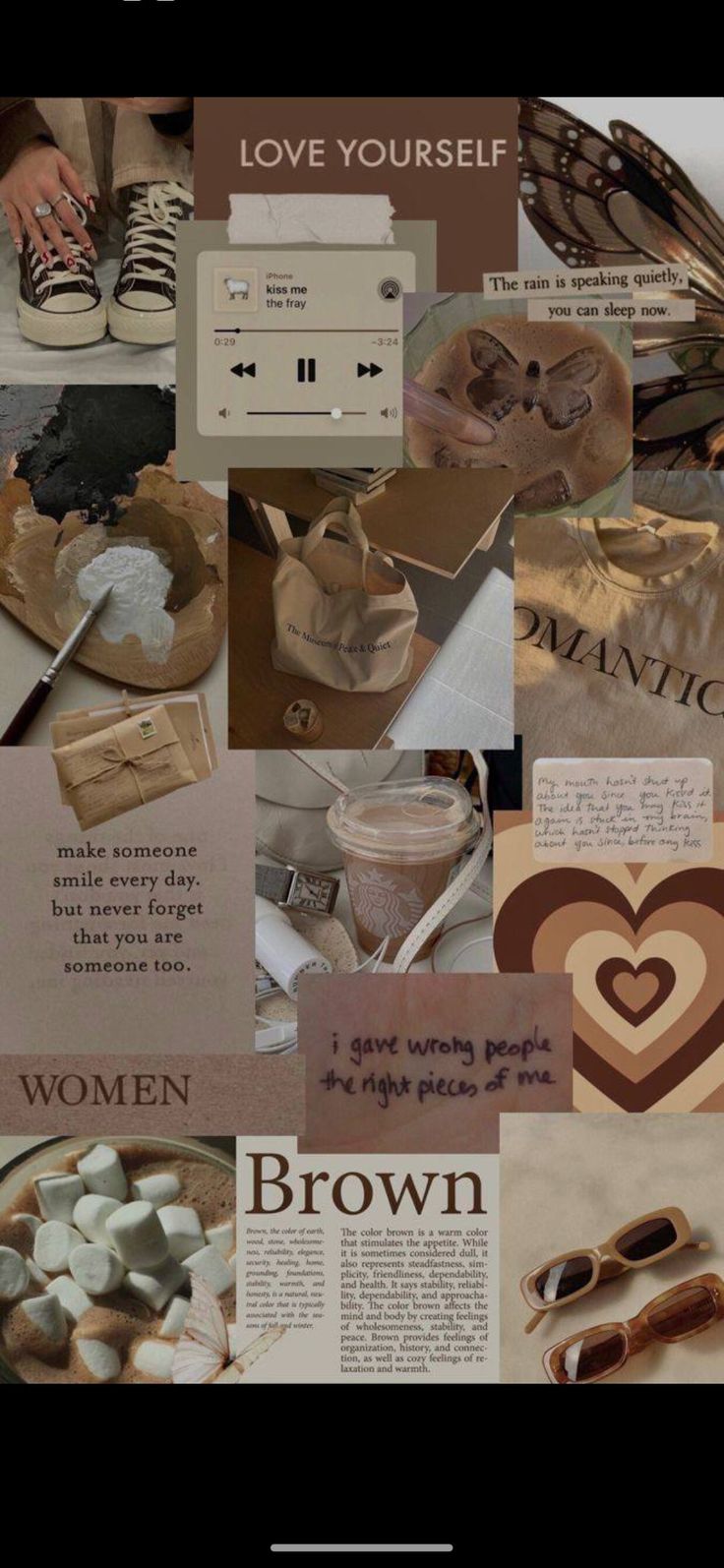 736x1594  Естетичные обои дл вашего телефона ✨ | Коричневые обои, Настенные принты,  Настенные художественные цитаты