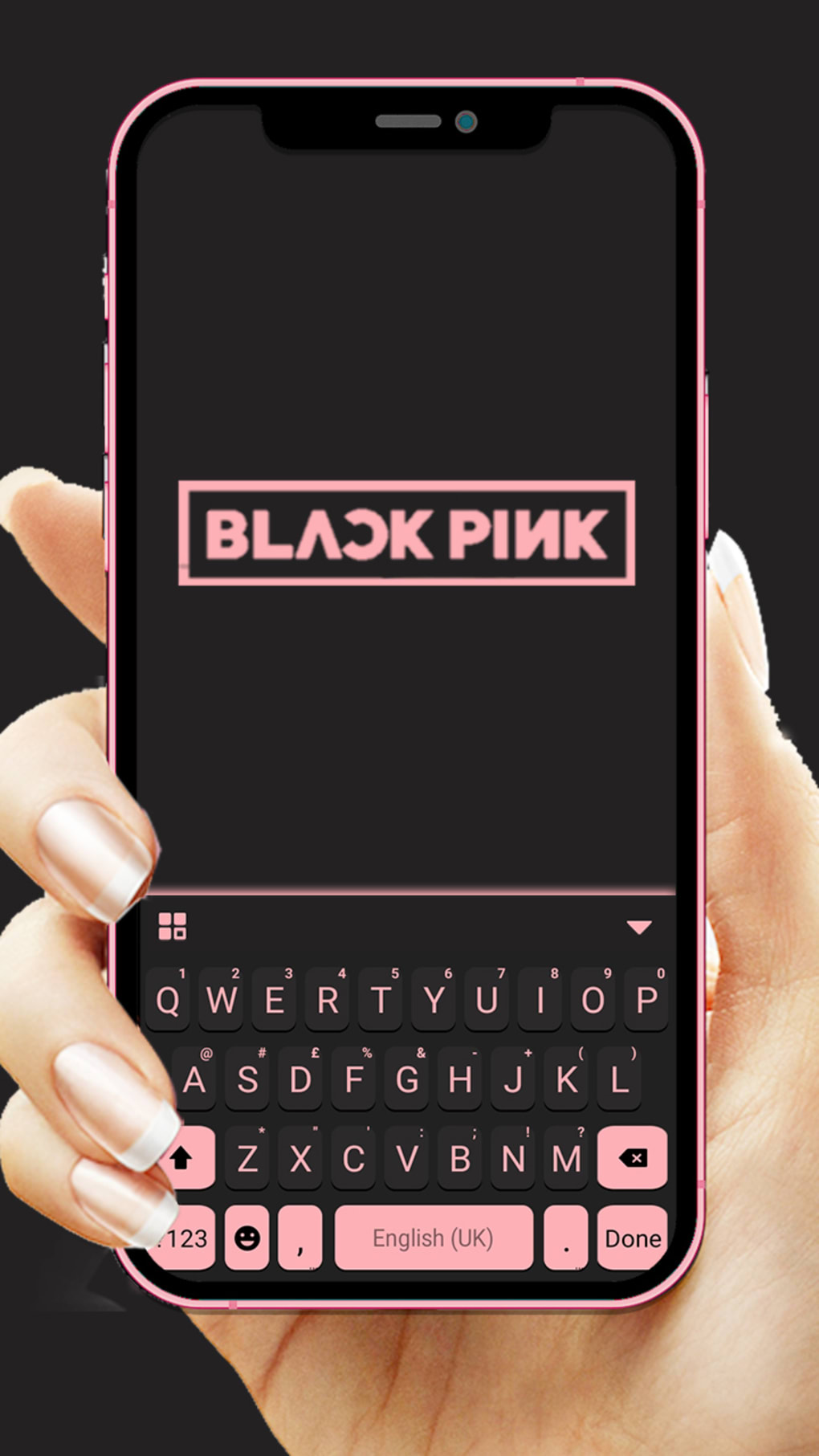 1020x1813  Black Pink Blink Keyboard Background для Android — Скачать