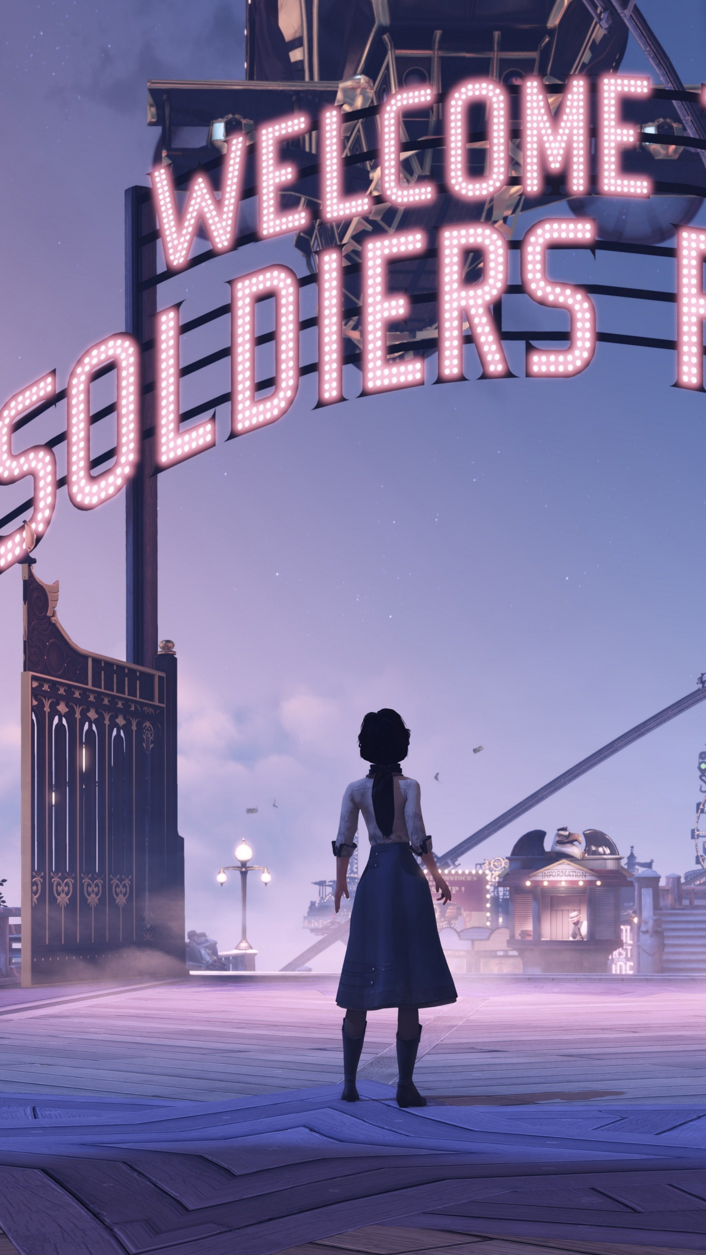 1440x2560   1440x2960 BioShock Infinite Minimalist Samsung Galaxy Note 