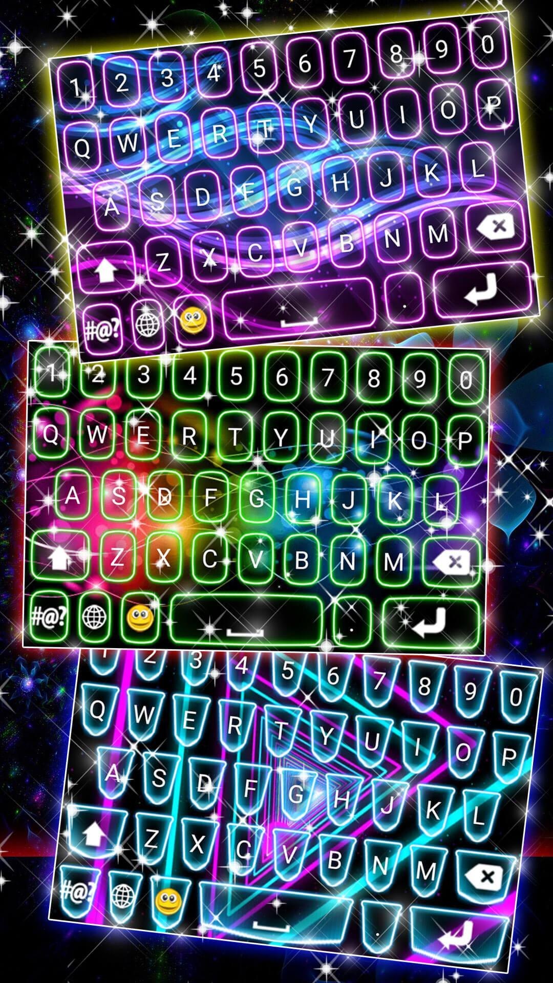 1080x1920  Неоновая клавиатура на андроид - фото и картинки abrakadabra.fun