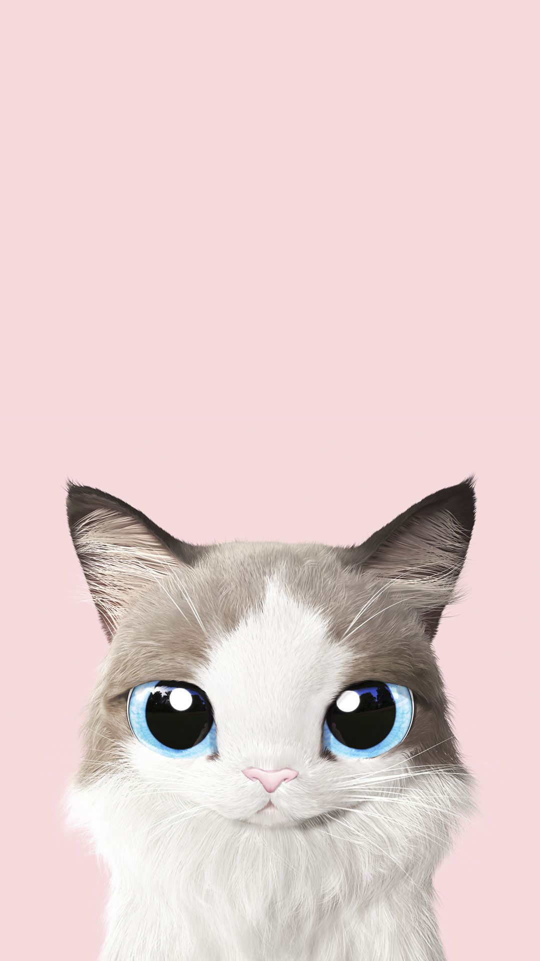 1080x1921  Заставка на телефон кот | Iphone wallpaper hipster, Watercolor wallpaper  iphone, Cat art