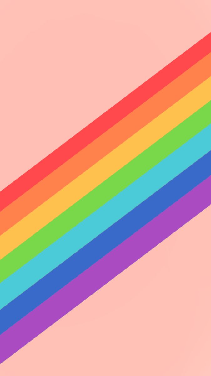Радужные обои на телефон