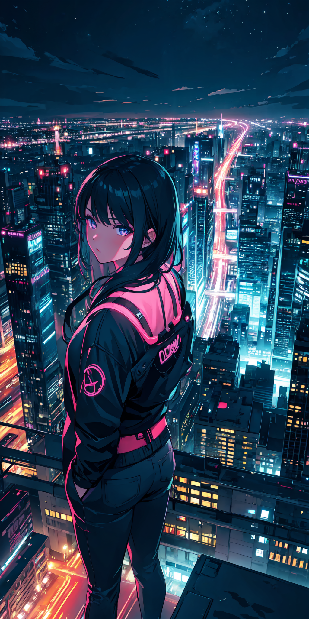 1024x2048  Девушки на фоне города | Пикабу