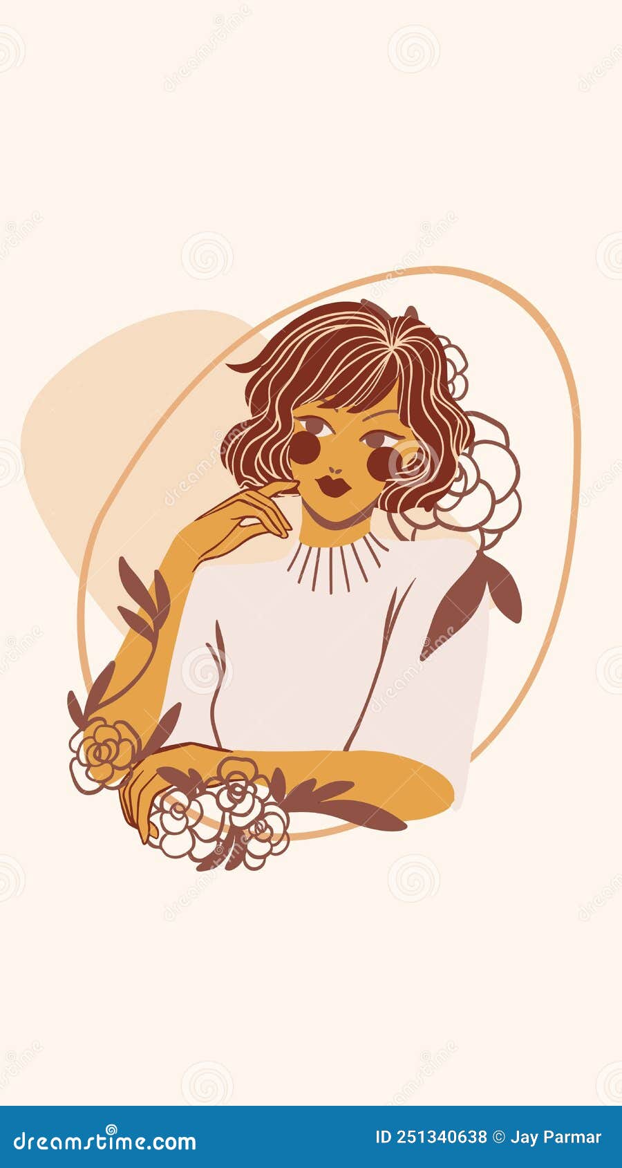 900x1690  крем-коричневый красный марун простая минималистская абстрактная милая девушка  телефон обои Иллюстрация штока - иллюстрации насчитывающей рука, девушка:  251340638