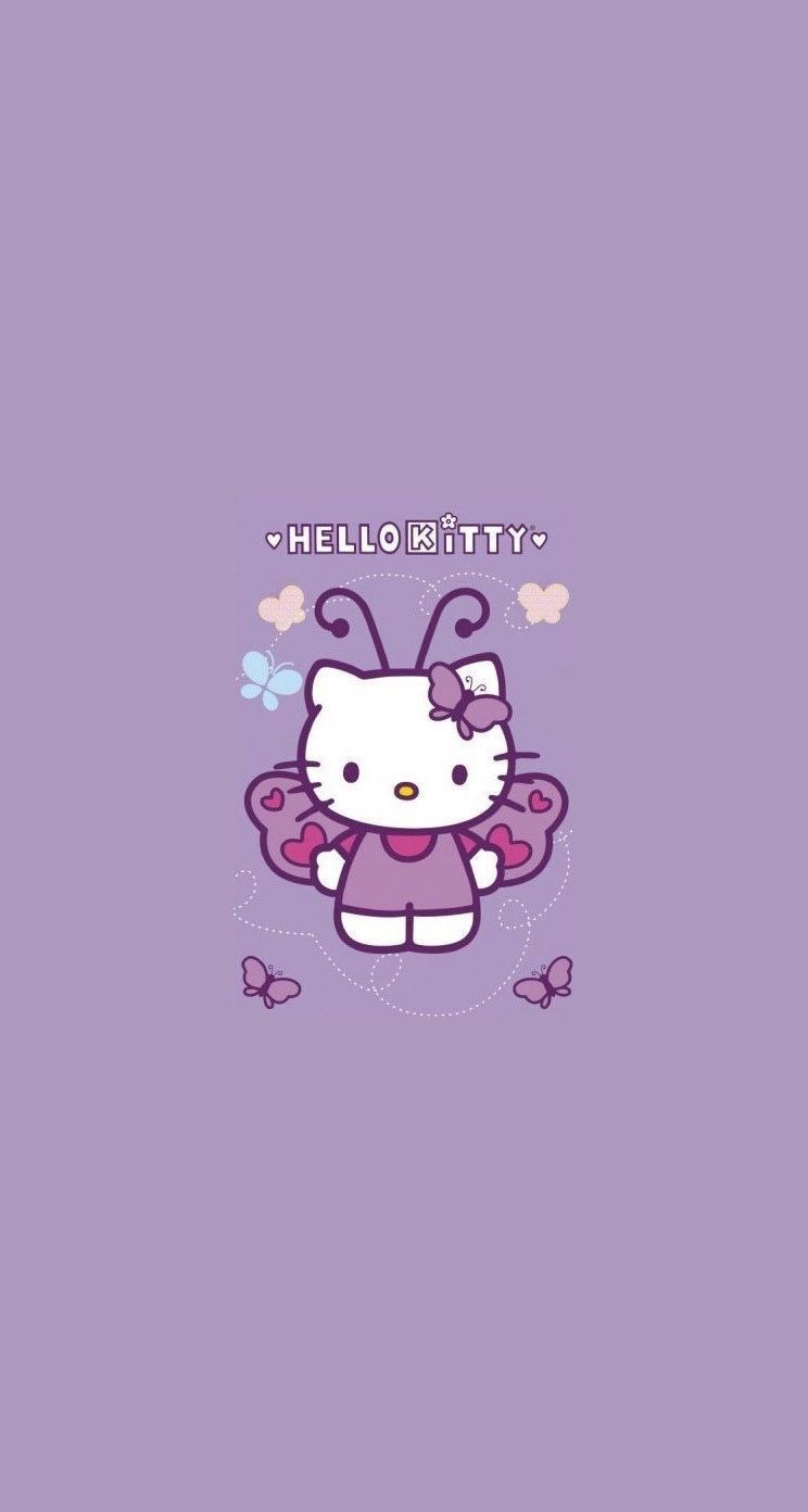 744x1392  Pin by Bee Beam on kitty | Hello kitty backgrounds, Hello kitty cartoon,  Walpaper hello kitty