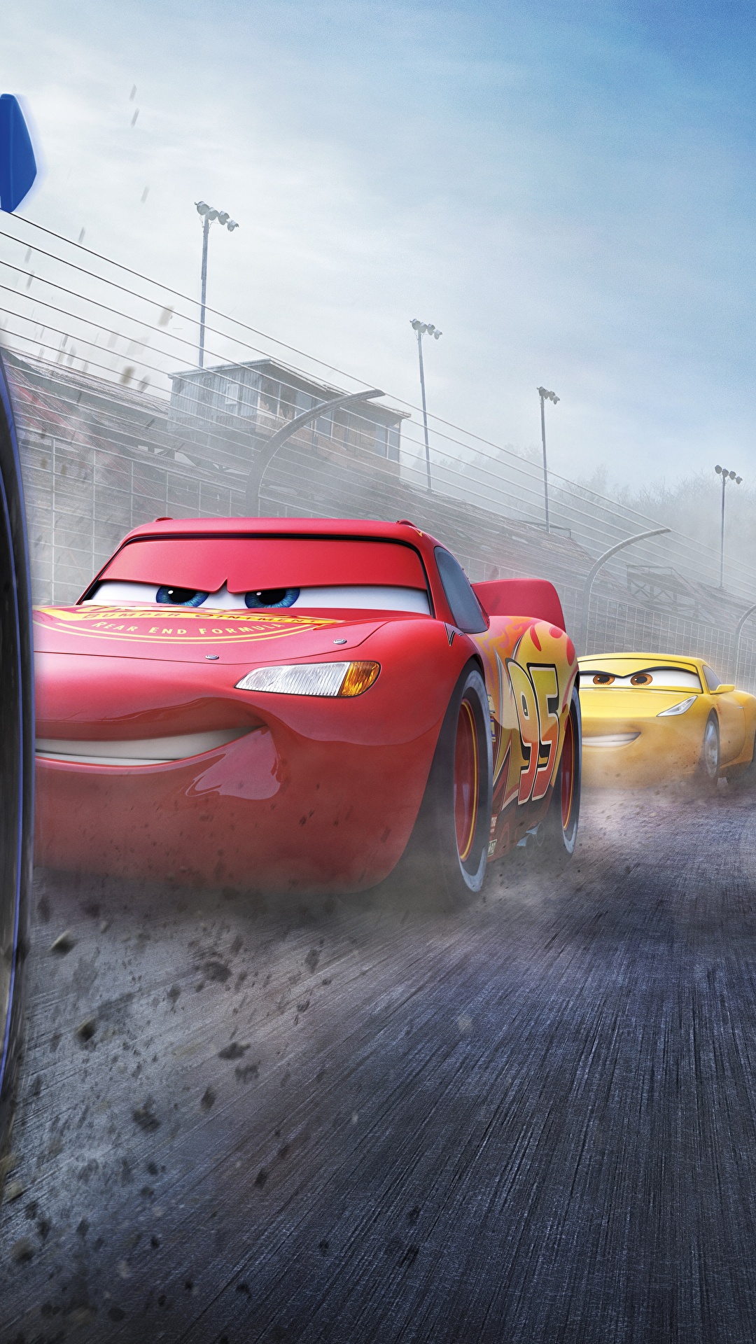 1080x1920  Обои для рабочего стола Тачки 3 Мультики едущий 1080x1920