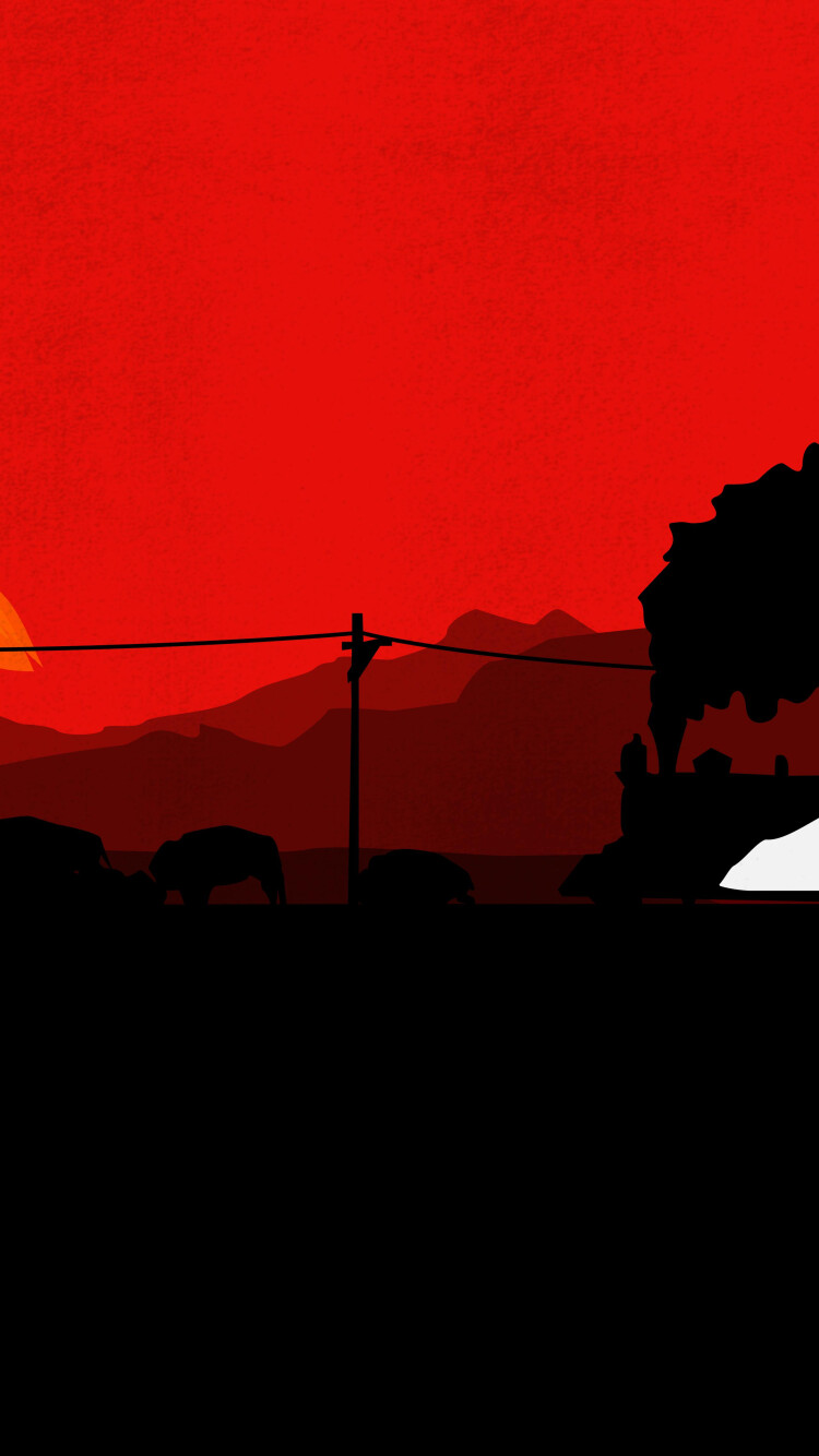 750x1334  Red Dead Redemption 2 iPhone 6 - Wallpaper - Обои из игр (для рабочего  стола и телефона)