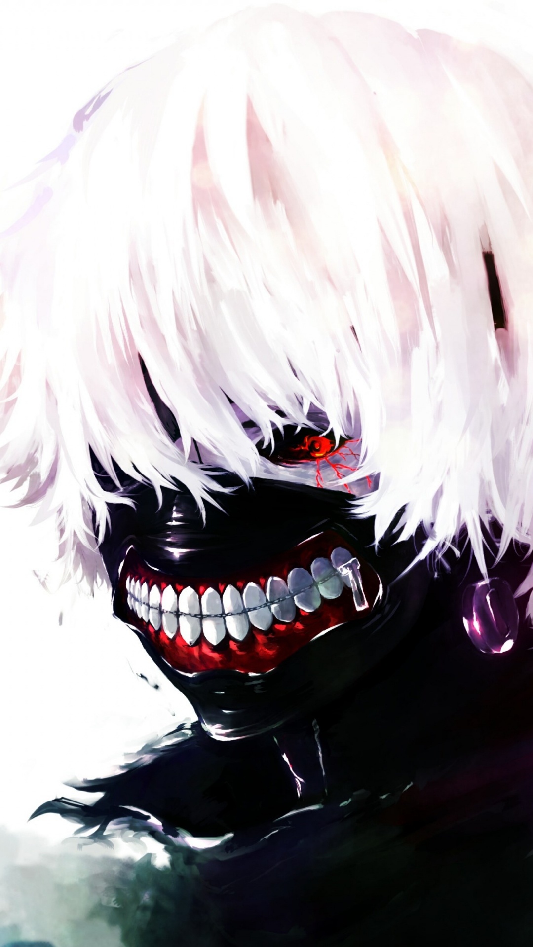 1080x1920  Обои аниме, Токио вурдалак, Кен kaneki, Манга, рот на телефон Android,  1080x1920 картинки и фото бесплатно