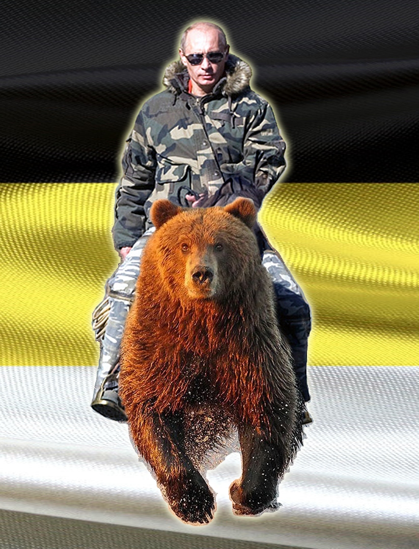 823x1080  ЯП файлы - Путин на медведе,