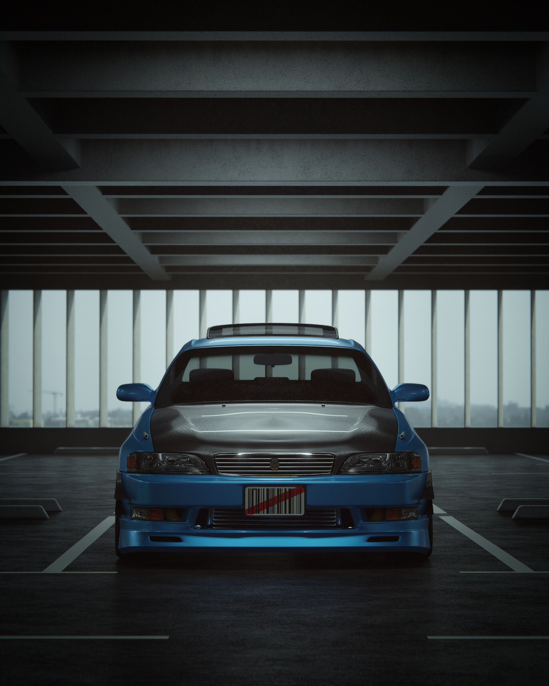 1920x2400  ArtStation - Toyota Mark II