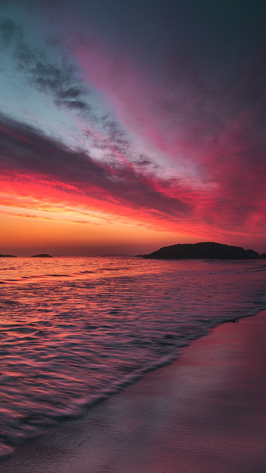 1080x1920  Обои на телефон | Пейзажи, Живописные пейзажи, Закаты