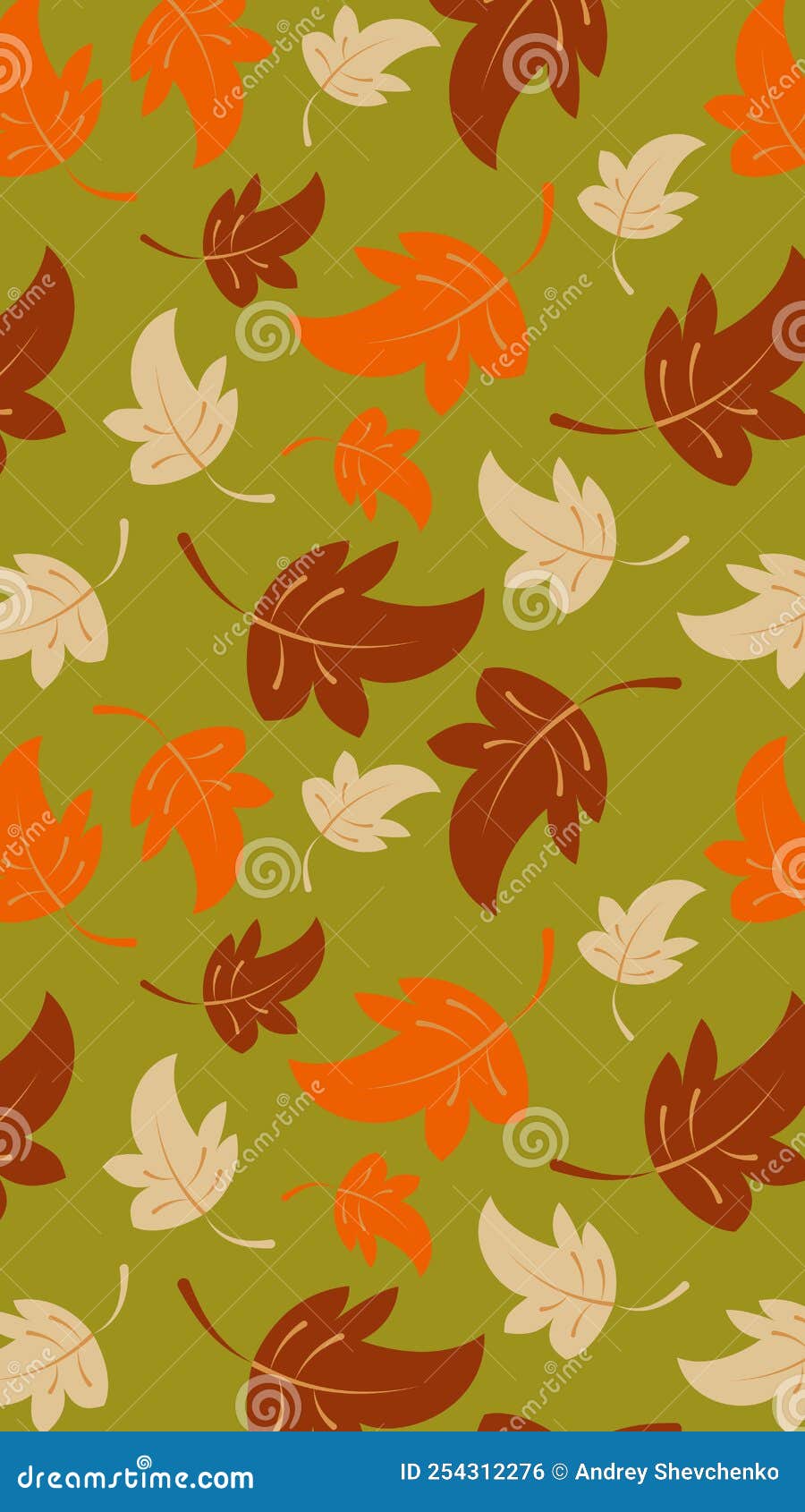 900x1690  узор трех листьев разных цветов. вертикальные обои для телефона.  Иллюстрация вектора - иллюстрации насчитывающей обои, ботаническую:  254312276