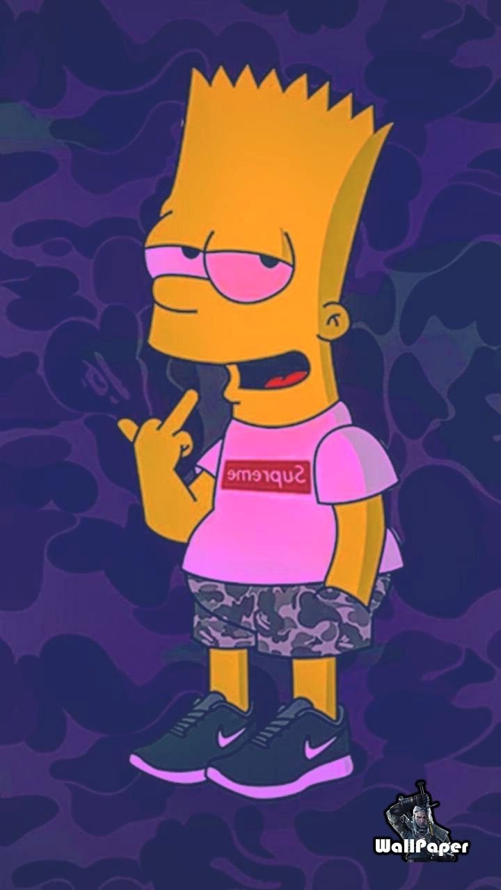 720x1280  грустные обои с бартом｜Búsqueda de TikTok