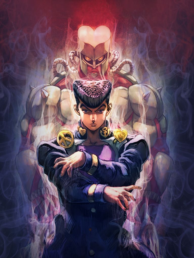 768x1024  Скачать обои \"Crazy Diamond (Невероятные Приключения Джоджо)\" на телефон в  высоком качестве, вертикальные картинки \"Crazy Diamond (Невероятные  Приключения Джоджо)\" бесплатно