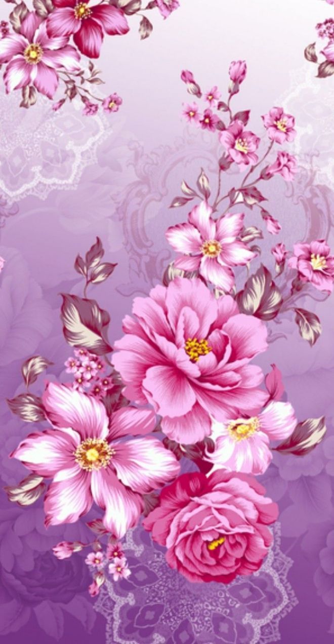 660x1272  Обои для телефона | Цветочные картины, Цветочные фоны, Милые обои