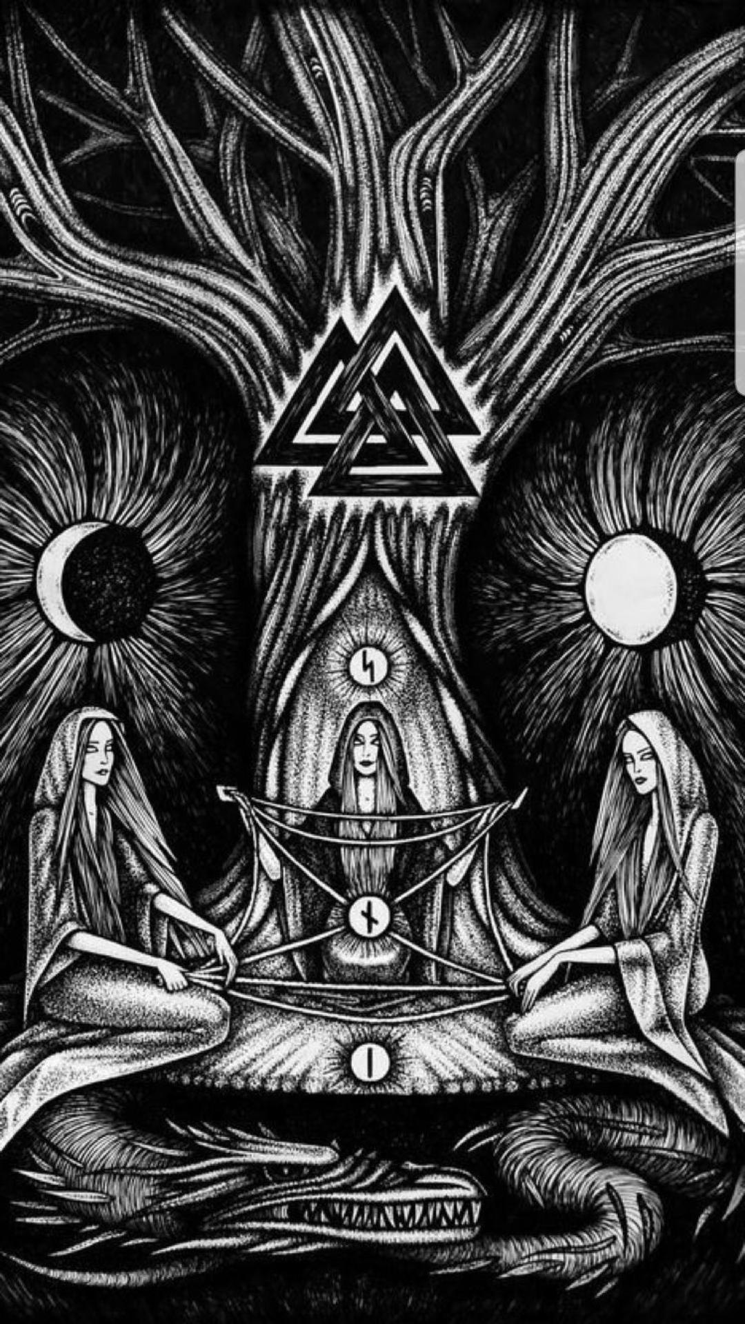 1080x1920  Языческие арты - фото и картинки abrakadabra.fun