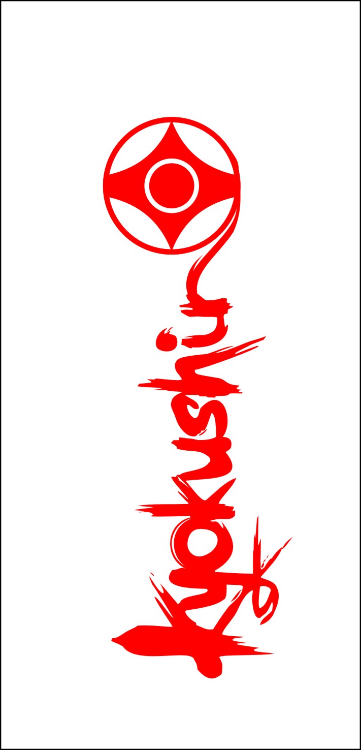 711x1476  Наклейка на телефон \"Киокушин-Канку\"