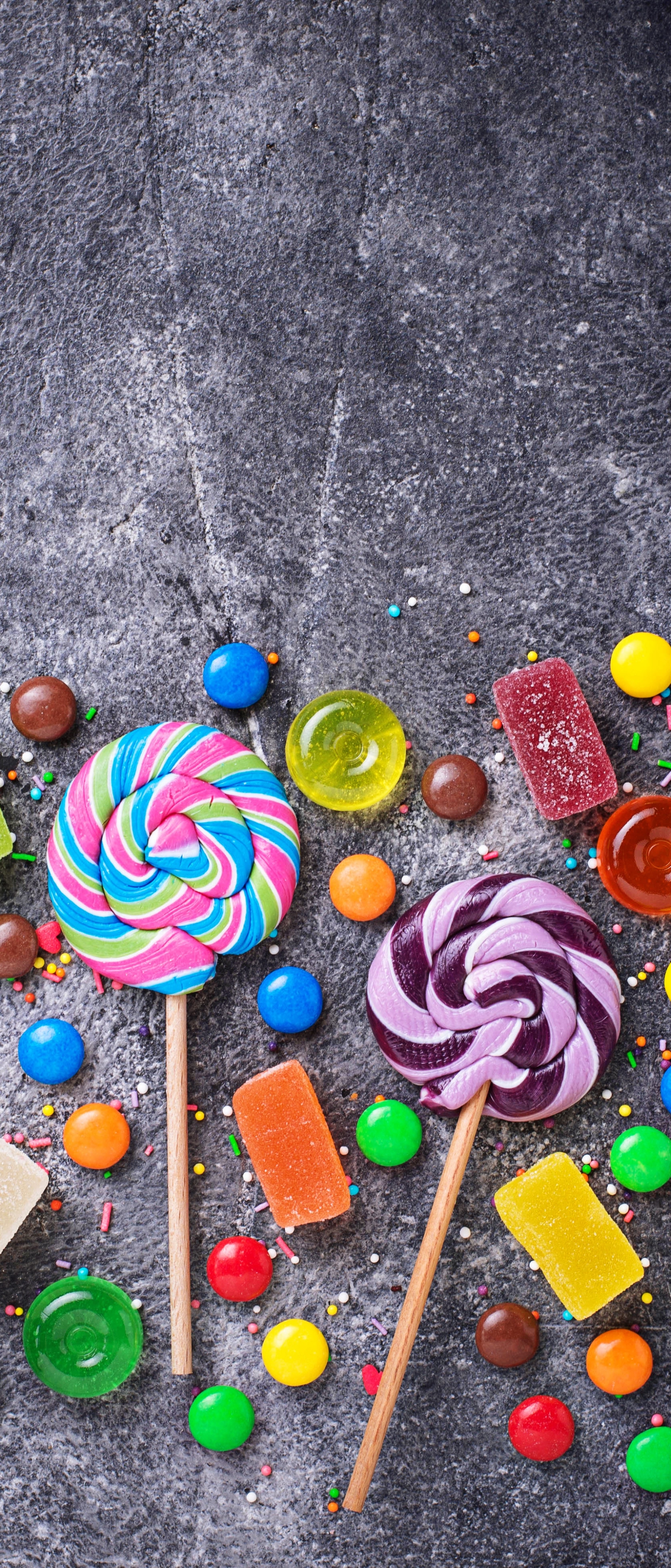 1644x3840  Обои на телефон: Еда, Конфеты, Сладости, Леденец, 1424472 скачать картинку  бесплатно.