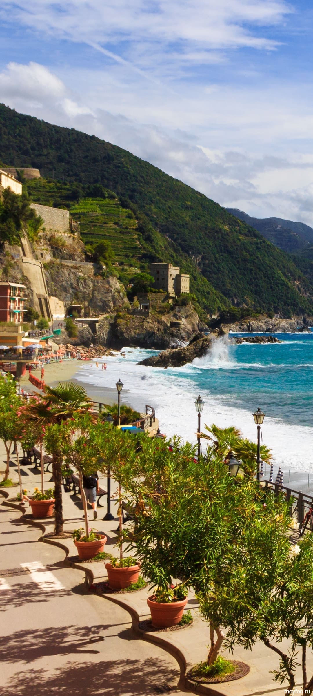 1080x2400  Скачать обои для смартфона море,пляж,пальмы. | Летние обои на телефон. |  Постила