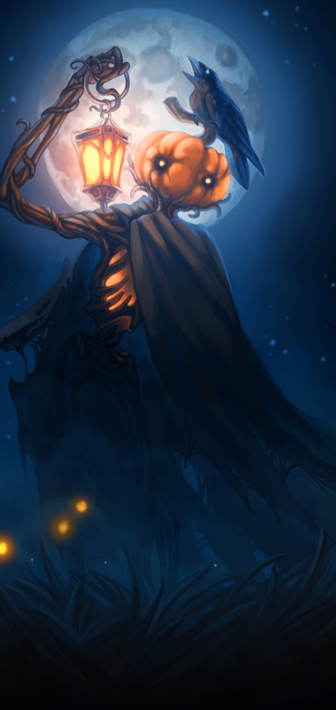 1080x2280  Хэллоуин обои на телефон (27 фото)